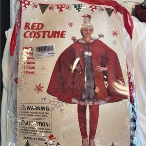 Amazon Cindy Lou Red Costume Set for Women